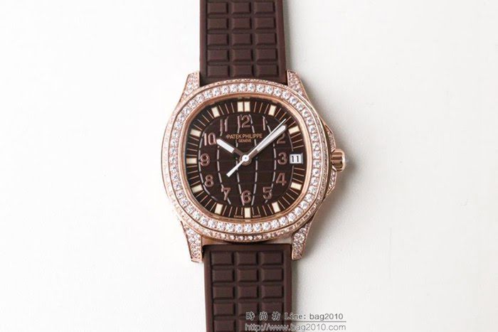 百達翡麗PATEK PHILPPE PP最新力作 原版複刻 女士腕表系列 18k玫瑰金鑲鑽 自動機械 女款手錶  wssb4049